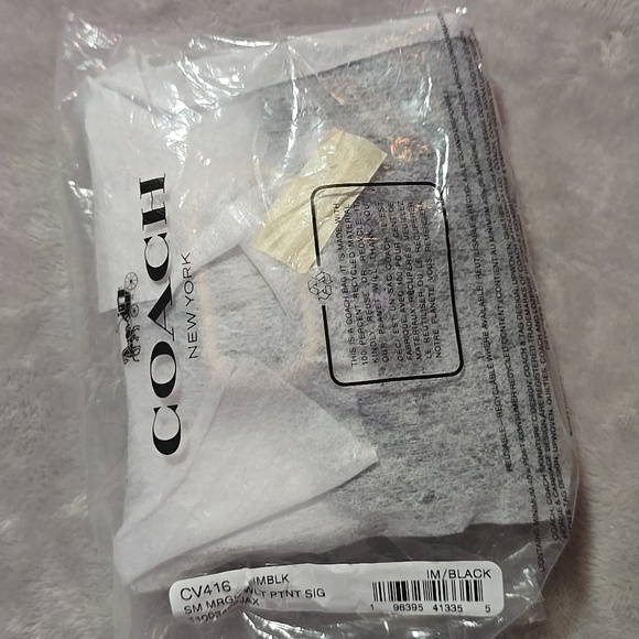 Coach Small lether Wallet Black - Picture 7 of 7